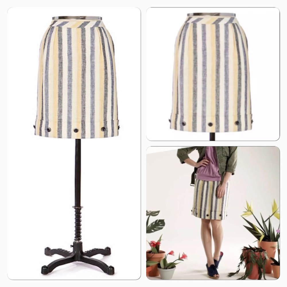 {Anthro} Edme & Esyllte "Cafe Awning" Skirt